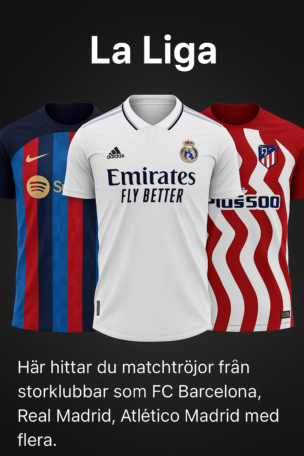Upptäck våra billiga fotbollströjor från La Liga