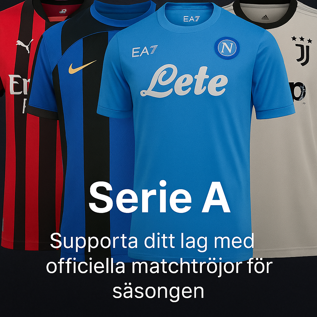 ev italiensk fotboll när den är som bäst! Våra billiga fotbollströjor från Serie A