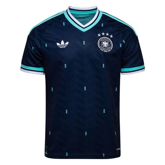 Tysklands Bortatröja 2024/2025 – Supporter tröja DFB Mörkblå Supporter Tröja