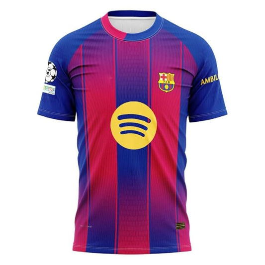 Gavi Barcelona tröja – röd och blå La Liga-matchtröja