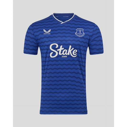 Bär Jack Grealishs officiella Everton fotbollströja. Billigt pris, snabb leverans och hög kvalitet – shoppa nu hos Fotbollströjor24!