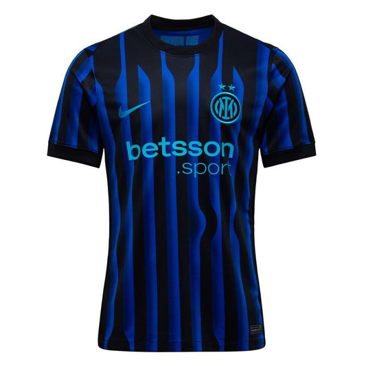 Lautaro Martínez Inter matchtröja – svart och blå Serie A-tröja