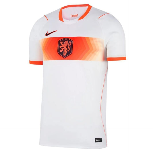 Hollands Bortatröja 2024/2025 – supporter tröja Oranje Vit Fotbollströja